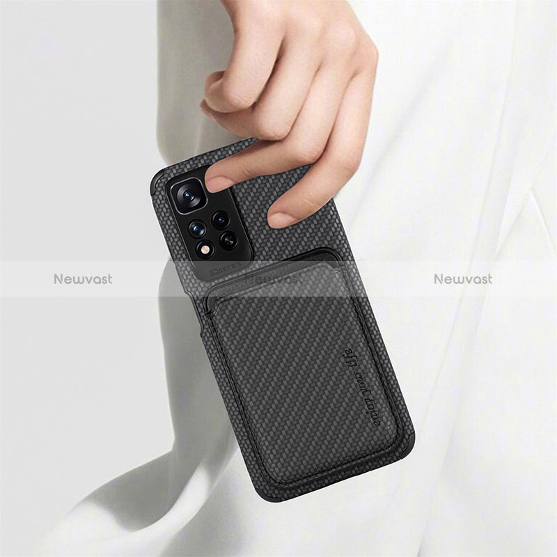 Ultra-thin Silicone Gel Soft Case Cover with Magnetic S04D for Xiaomi Redmi Note 11 Pro+ Plus 5G