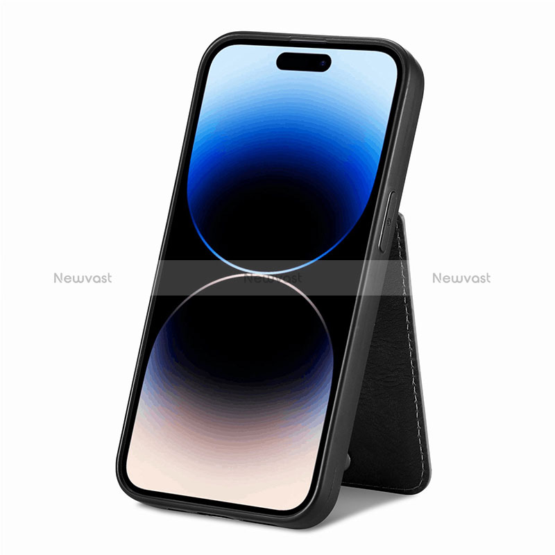 Ultra-thin Silicone Gel Soft Case Cover with Magnetic S05D for Apple iPhone 14 Pro Max