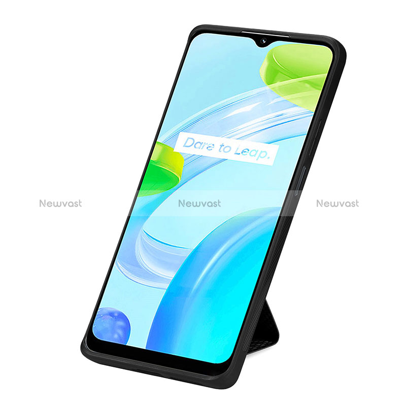 Ultra-thin Silicone Gel Soft Case Cover with Magnetic S05D for Realme C30s