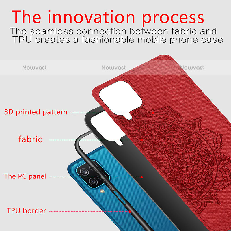 Ultra-thin Silicone Gel Soft Case Cover with Magnetic S05D for Samsung Galaxy A12