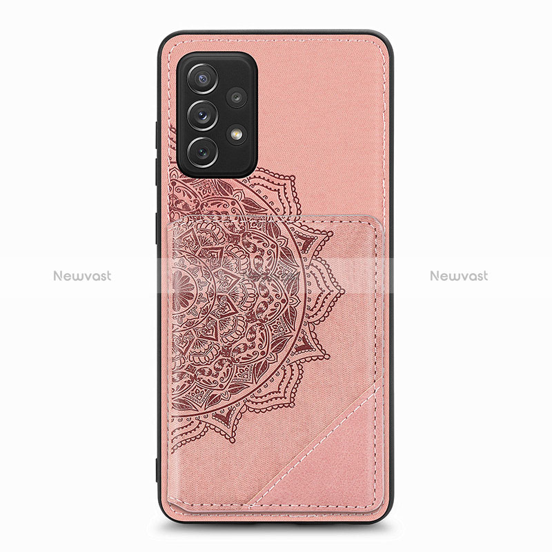 Ultra-thin Silicone Gel Soft Case Cover with Magnetic S05D for Samsung Galaxy A52s 5G