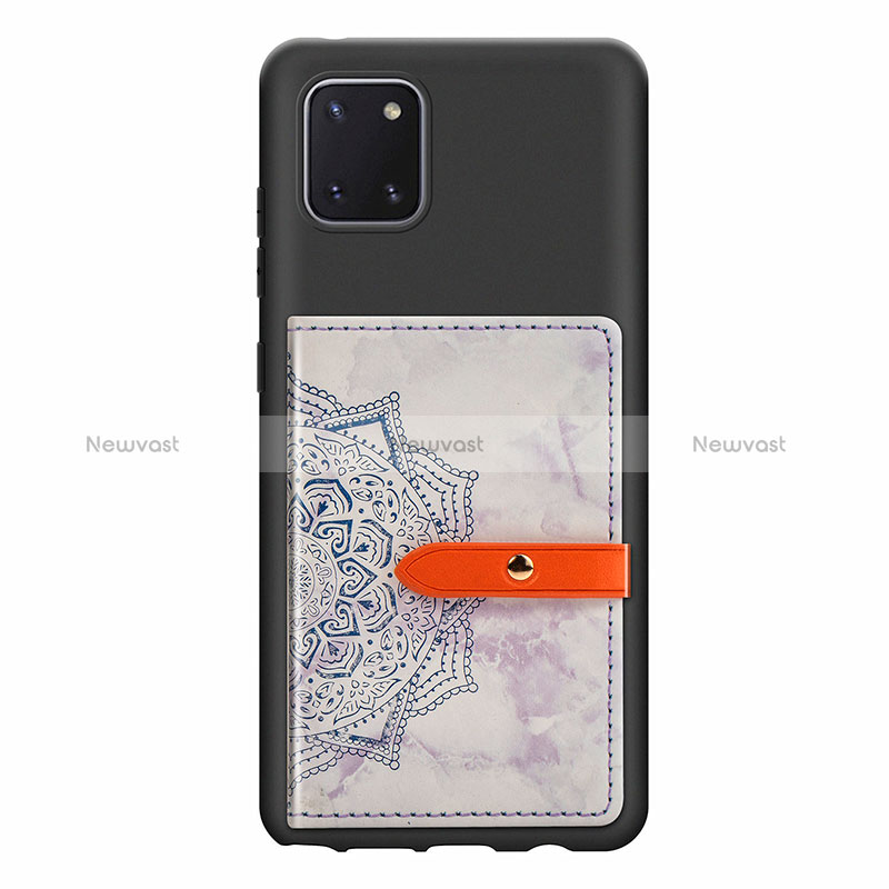 Ultra-thin Silicone Gel Soft Case Cover with Magnetic S05D for Samsung Galaxy A81