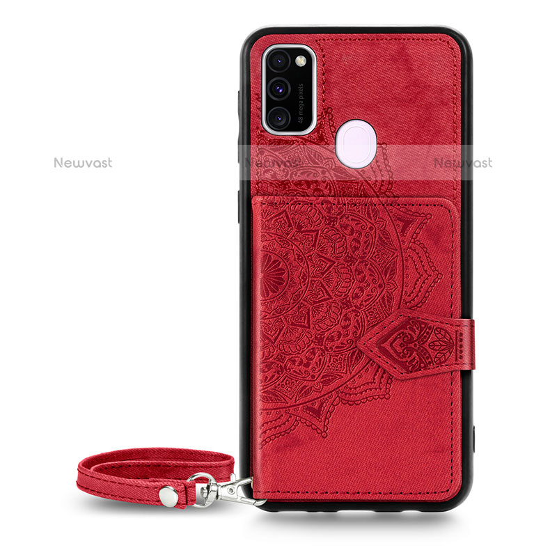 Ultra-thin Silicone Gel Soft Case Cover with Magnetic S05D for Samsung Galaxy M30s