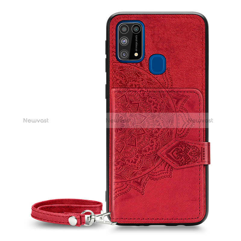 Ultra-thin Silicone Gel Soft Case Cover with Magnetic S05D for Samsung Galaxy M31 Prime Edition