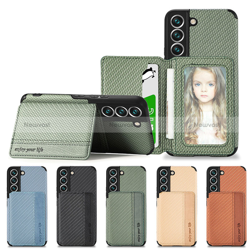 Ultra-thin Silicone Gel Soft Case Cover with Magnetic S05D for Samsung Galaxy S25 Plus 5G