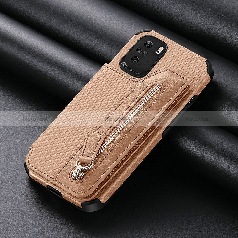 Ultra-thin Silicone Gel Soft Case Cover with Magnetic S05D for Xiaomi Mi 11i 5G