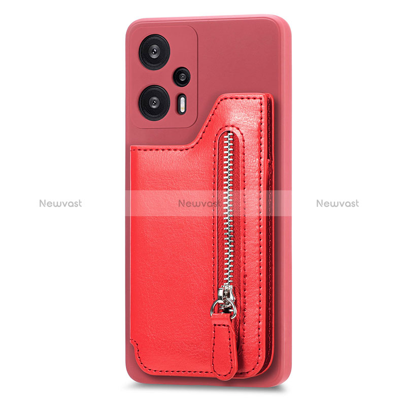 Ultra-thin Silicone Gel Soft Case Cover with Magnetic S05D for Xiaomi Poco F5 5G