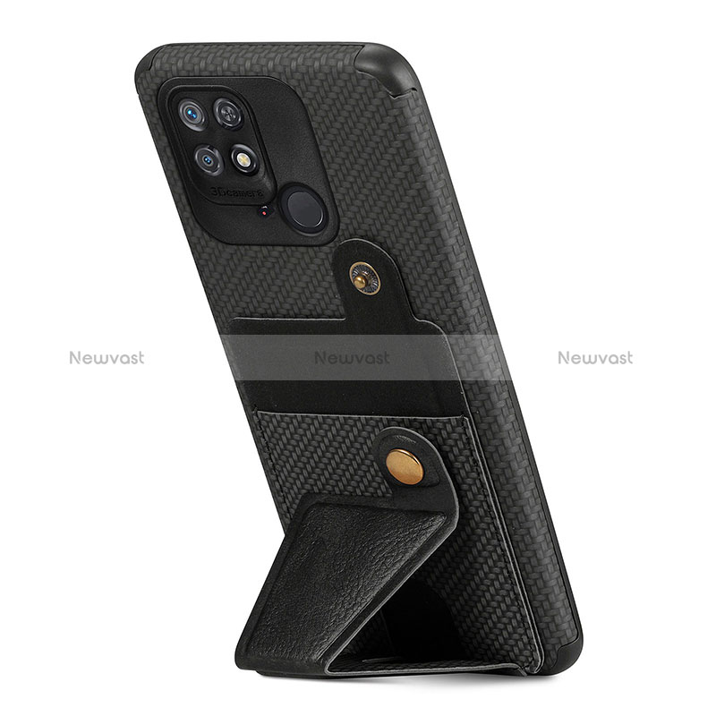 Ultra-thin Silicone Gel Soft Case Cover with Magnetic S05D for Xiaomi Redmi 10 India