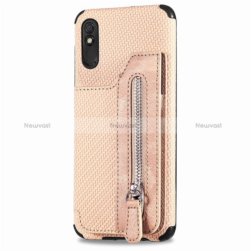 Ultra-thin Silicone Gel Soft Case Cover with Magnetic S05D for Xiaomi Redmi 9i