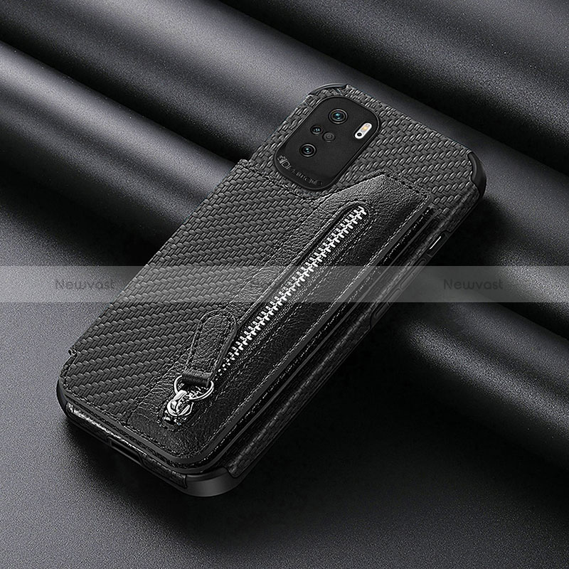 Ultra-thin Silicone Gel Soft Case Cover with Magnetic S05D for Xiaomi Redmi K40 5G