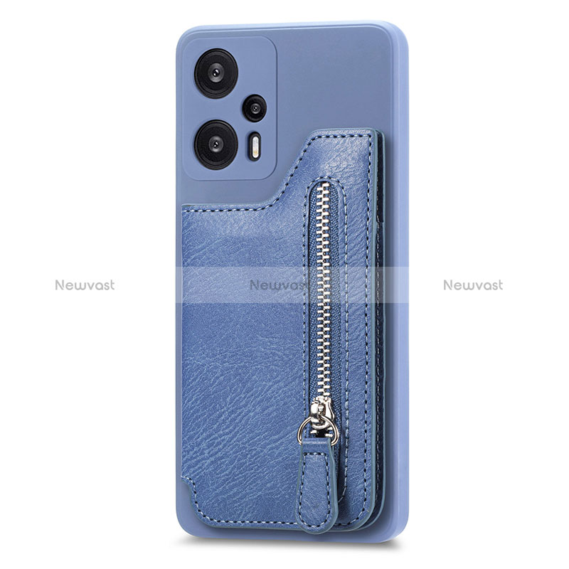 Ultra-thin Silicone Gel Soft Case Cover with Magnetic S05D for Xiaomi Redmi Note 12 Turbo 5G