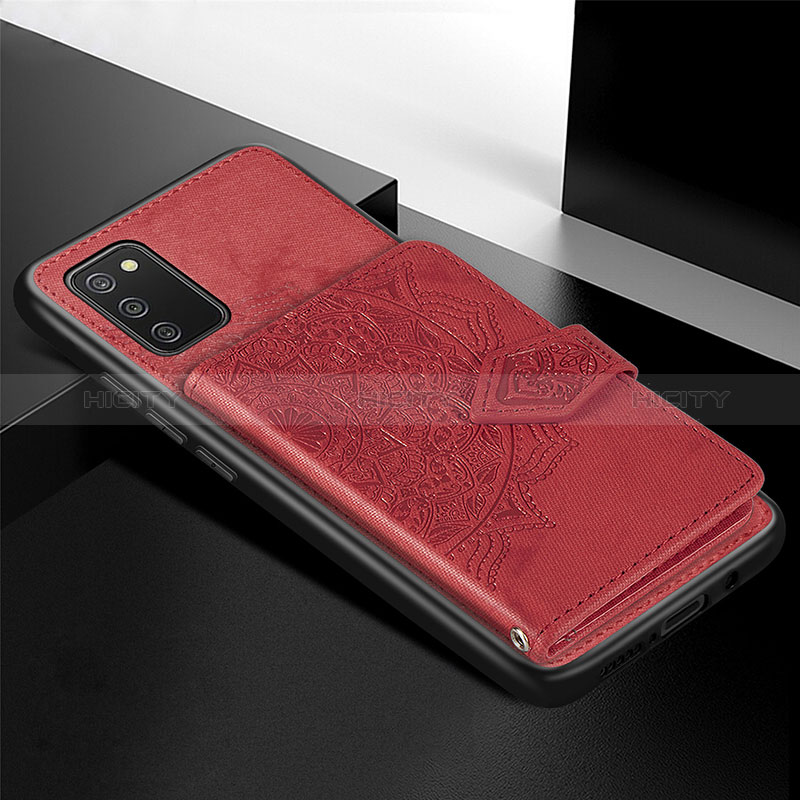 Ultra-thin Silicone Gel Soft Case Cover with Magnetic S06D for Samsung Galaxy A03s