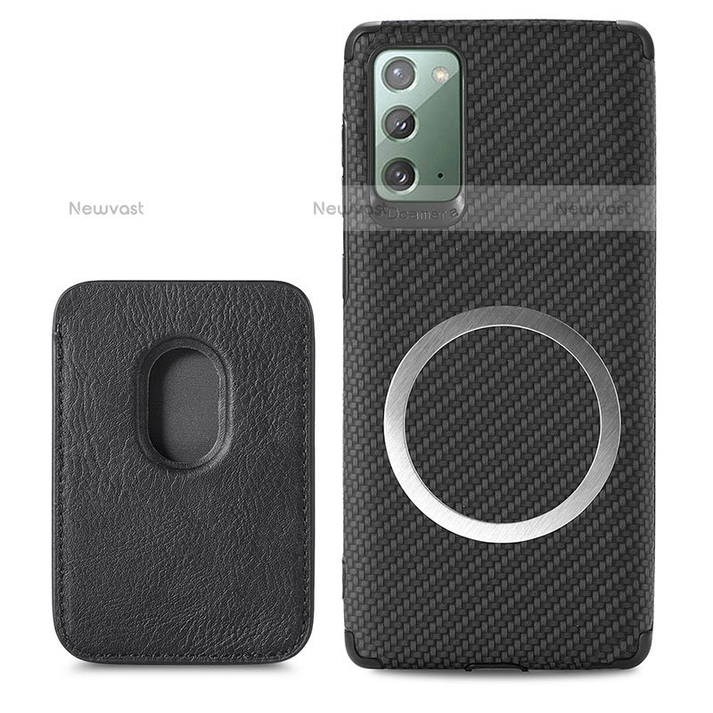 Ultra-thin Silicone Gel Soft Case Cover with Magnetic S06D for Samsung Galaxy Note 20 5G