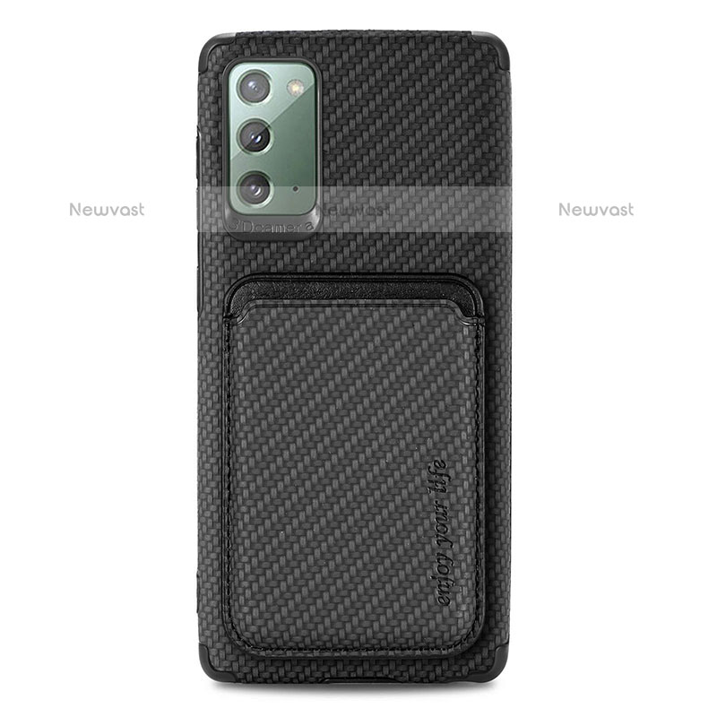 Ultra-thin Silicone Gel Soft Case Cover with Magnetic S06D for Samsung Galaxy Note 20 5G