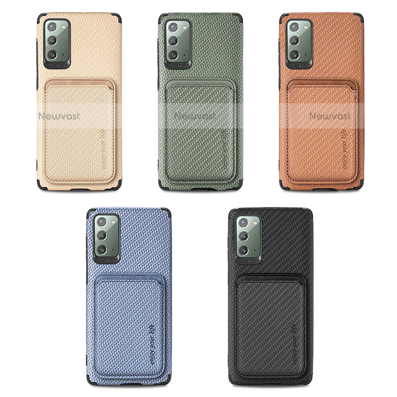 Ultra-thin Silicone Gel Soft Case Cover with Magnetic S06D for Samsung Galaxy Note 20 5G