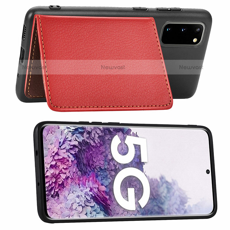 Ultra-thin Silicone Gel Soft Case Cover with Magnetic S06D for Samsung Galaxy S20 5G