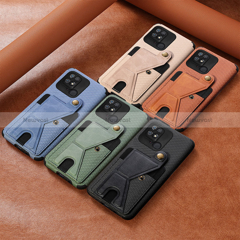 Ultra-thin Silicone Gel Soft Case Cover with Magnetic S06D for Xiaomi Redmi 10 India