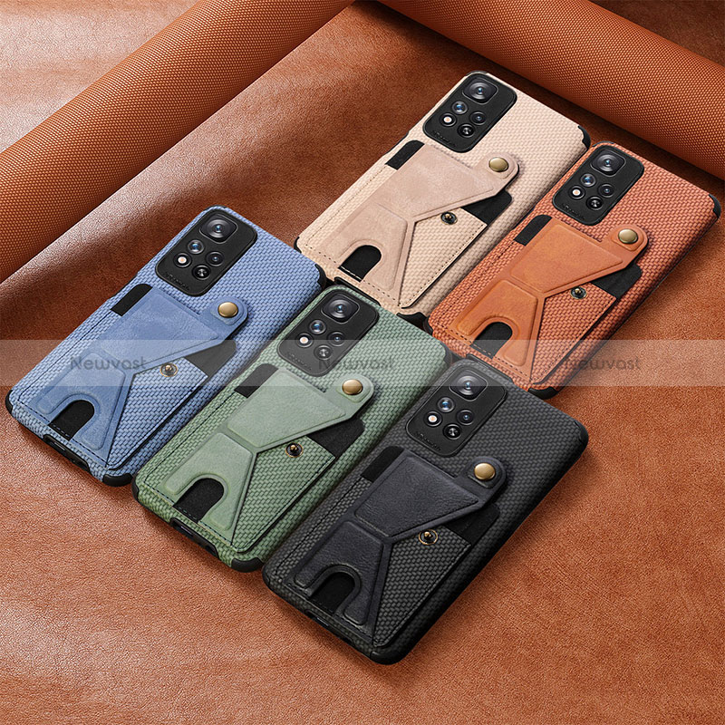Ultra-thin Silicone Gel Soft Case Cover with Magnetic S06D for Xiaomi Redmi Note 11 Pro+ Plus 5G