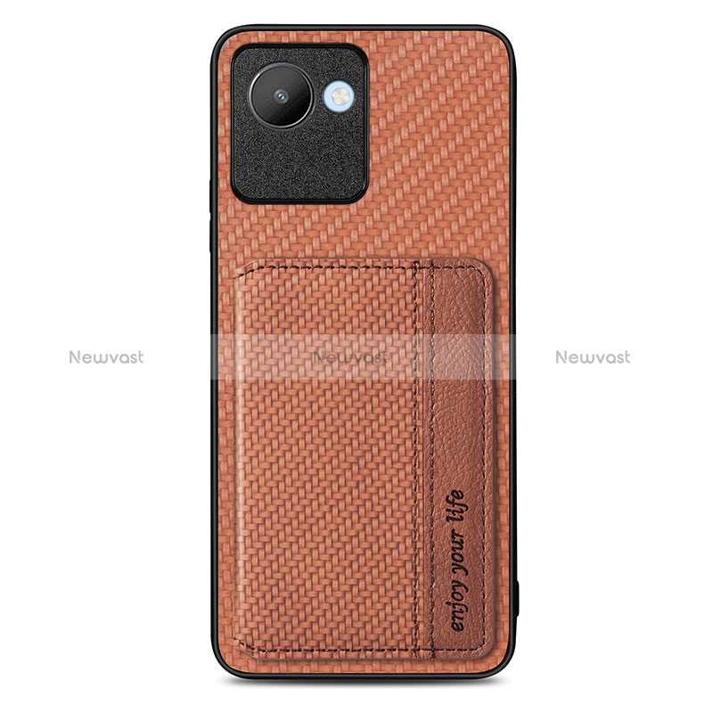 Ultra-thin Silicone Gel Soft Case Cover with Magnetic S07D for Realme C30