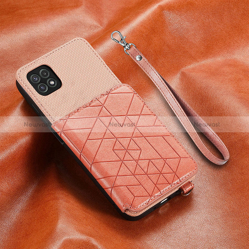Ultra-thin Silicone Gel Soft Case Cover with Magnetic S07D for Samsung Galaxy A22s 5G