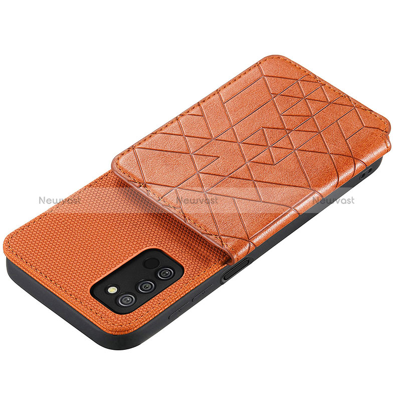 Ultra-thin Silicone Gel Soft Case Cover with Magnetic S07D for Samsung Galaxy F02S SM-E025F