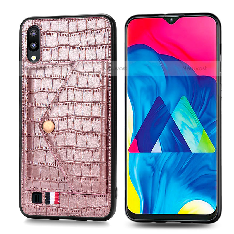 Ultra-thin Silicone Gel Soft Case Cover with Magnetic S07D for Samsung Galaxy M10