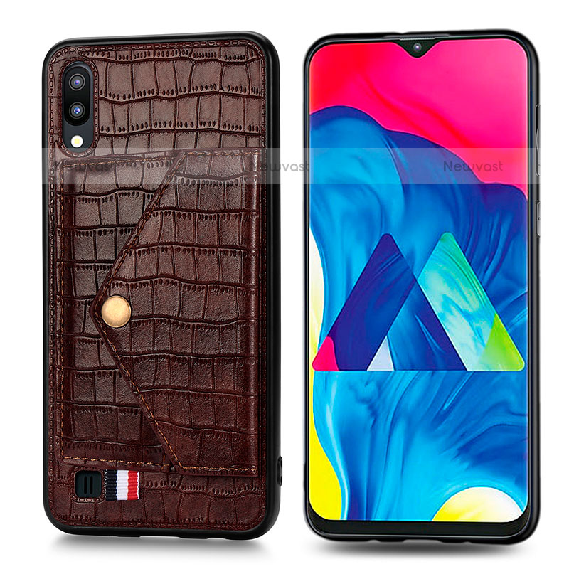 Ultra-thin Silicone Gel Soft Case Cover with Magnetic S07D for Samsung Galaxy M10