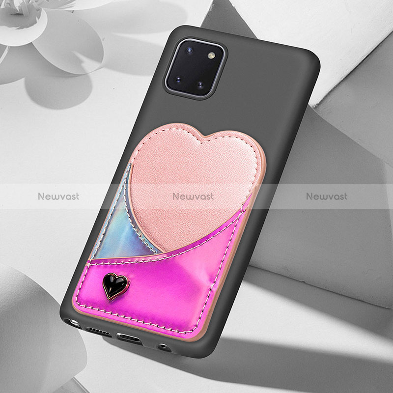 Ultra-thin Silicone Gel Soft Case Cover with Magnetic S07D for Samsung Galaxy M60s