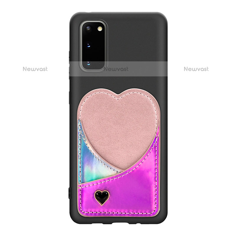 Ultra-thin Silicone Gel Soft Case Cover with Magnetic S07D for Samsung Galaxy S20 5G