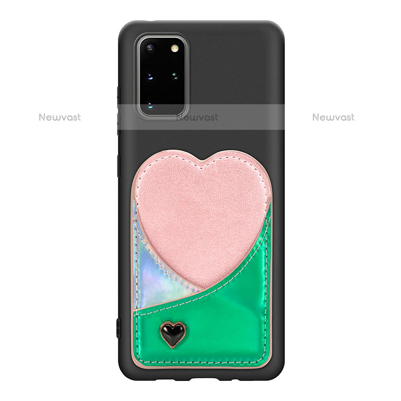 Ultra-thin Silicone Gel Soft Case Cover with Magnetic S07D for Samsung Galaxy S20 Plus 5G