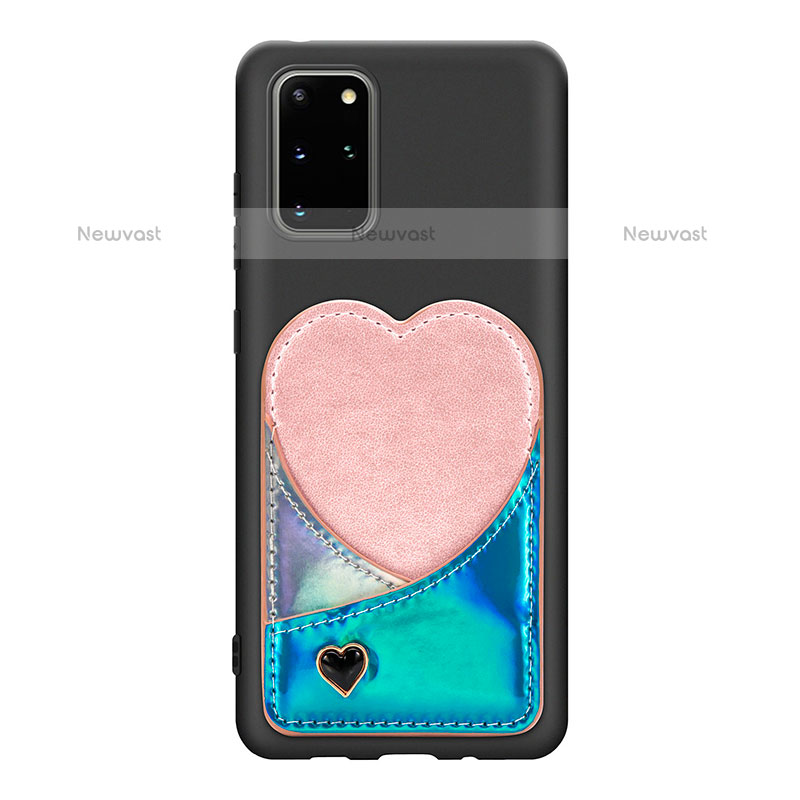 Ultra-thin Silicone Gel Soft Case Cover with Magnetic S07D for Samsung Galaxy S20 Plus 5G