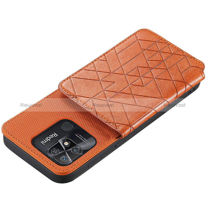 Ultra-thin Silicone Gel Soft Case Cover with Magnetic S07D for Xiaomi Redmi 10 Power