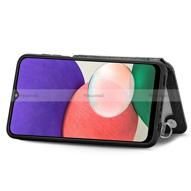 Ultra-thin Silicone Gel Soft Case Cover with Magnetic S08D for Samsung Galaxy A22s 5G