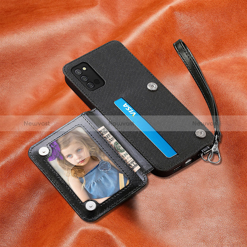 Ultra-thin Silicone Gel Soft Case Cover with Magnetic S08D for Samsung Galaxy F02S SM-E025F