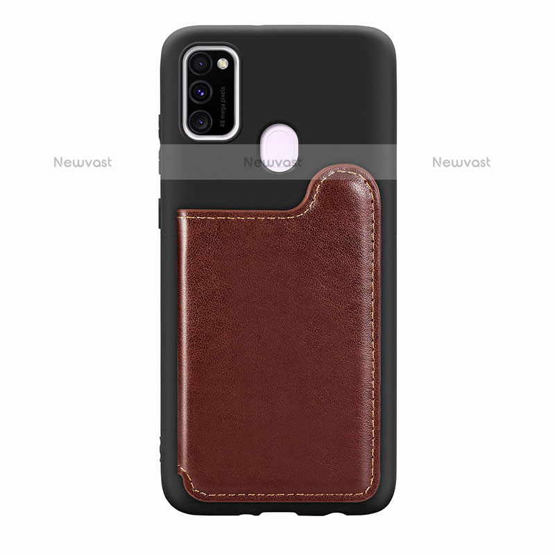 Ultra-thin Silicone Gel Soft Case Cover with Magnetic S08D for Samsung Galaxy M30s