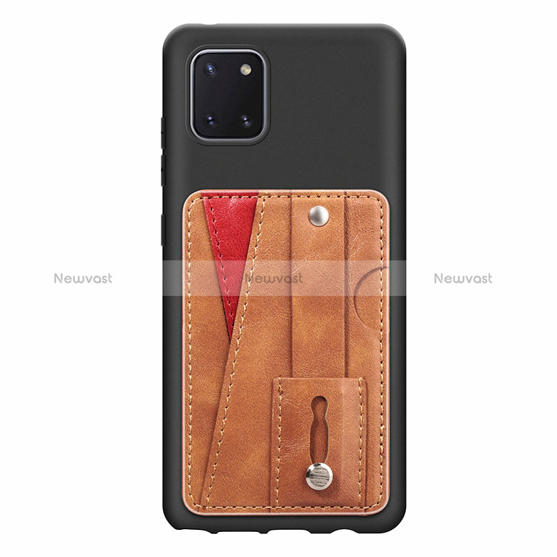 Ultra-thin Silicone Gel Soft Case Cover with Magnetic S08D for Samsung Galaxy M60s