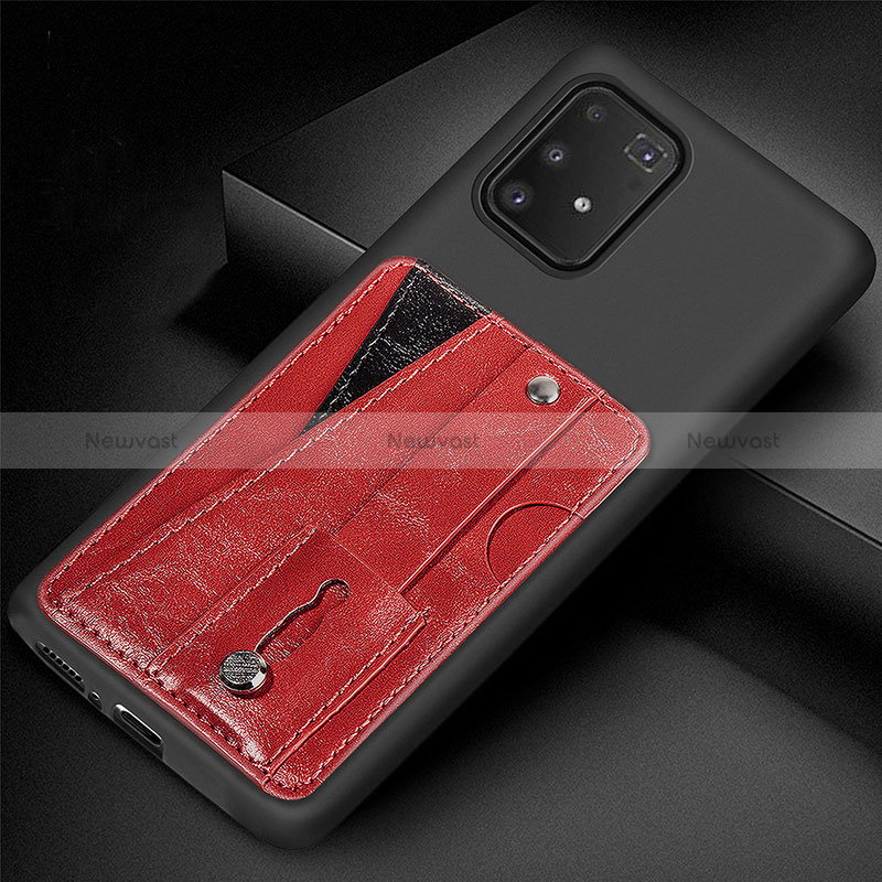 Ultra-thin Silicone Gel Soft Case Cover with Magnetic S08D for Samsung Galaxy M80S