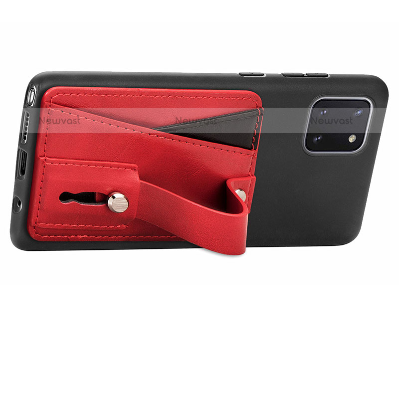 Ultra-thin Silicone Gel Soft Case Cover with Magnetic S08D for Samsung Galaxy Note 10 Lite