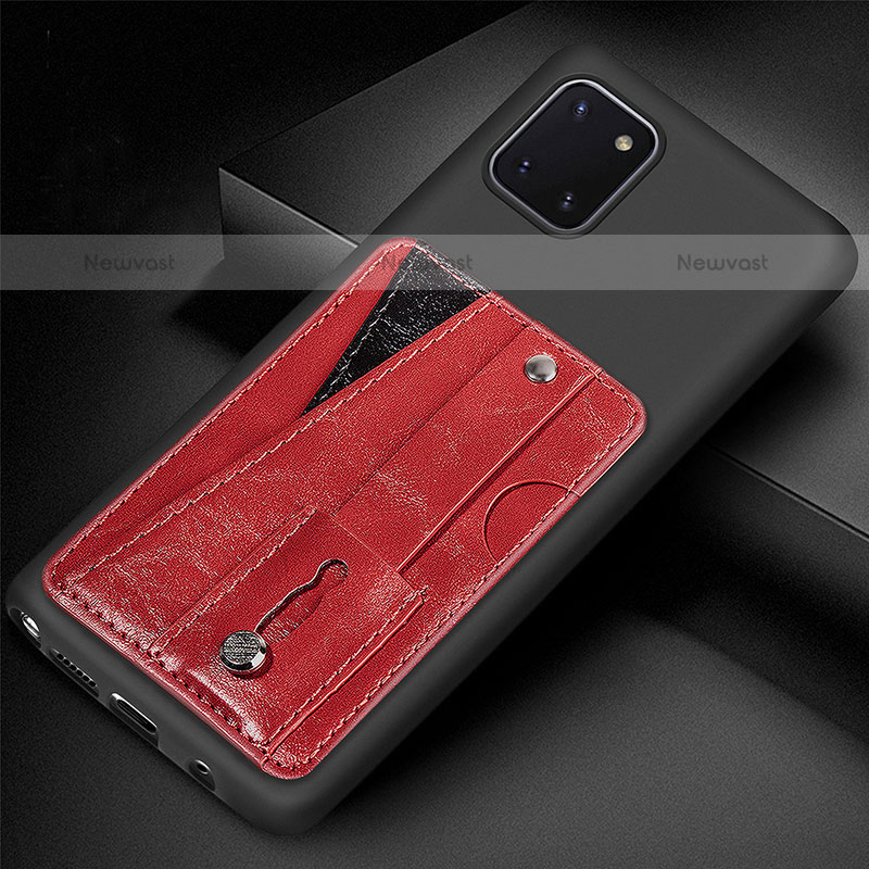 Ultra-thin Silicone Gel Soft Case Cover with Magnetic S08D for Samsung Galaxy Note 10 Lite