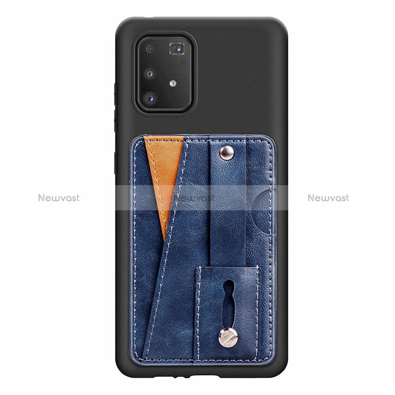 Ultra-thin Silicone Gel Soft Case Cover with Magnetic S08D for Samsung Galaxy S10 Lite