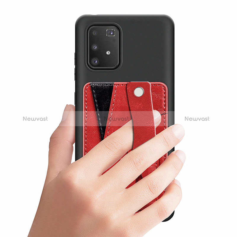 Ultra-thin Silicone Gel Soft Case Cover with Magnetic S08D for Samsung Galaxy S10 Lite