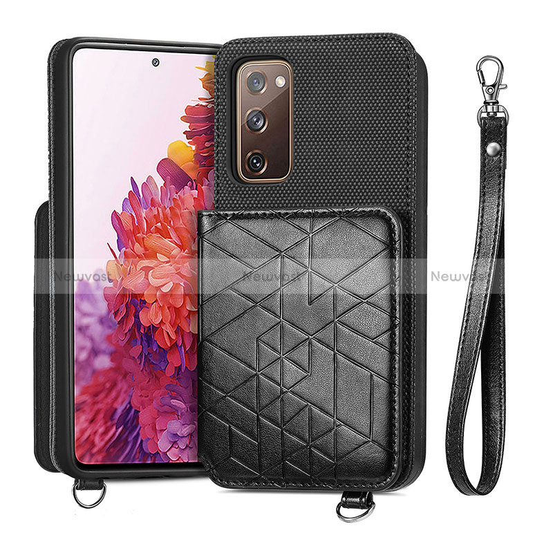 Ultra-thin Silicone Gel Soft Case Cover with Magnetic S08D for Samsung Galaxy S20 FE 5G