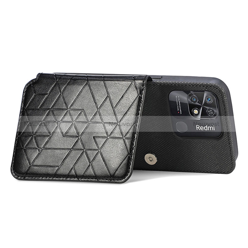 Ultra-thin Silicone Gel Soft Case Cover with Magnetic S08D for Xiaomi Redmi 10 India