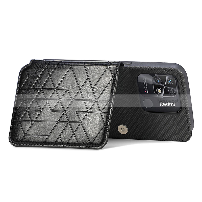 Ultra-thin Silicone Gel Soft Case Cover with Magnetic S08D for Xiaomi Redmi 10C 4G