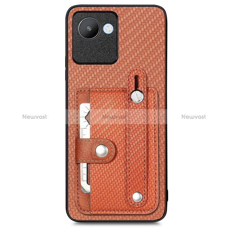 Ultra-thin Silicone Gel Soft Case Cover with Magnetic S09D for Realme C30