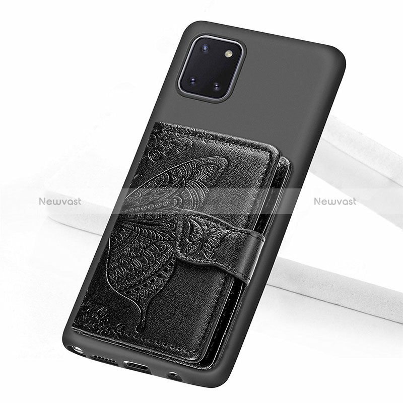 Ultra-thin Silicone Gel Soft Case Cover with Magnetic S09D for Samsung Galaxy A81