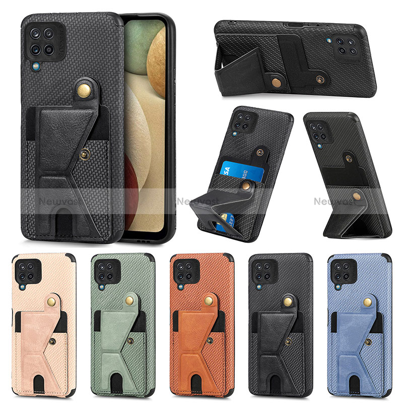 Ultra-thin Silicone Gel Soft Case Cover with Magnetic S09D for Samsung Galaxy M12