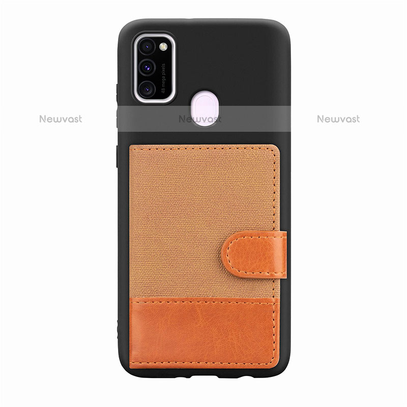 Ultra-thin Silicone Gel Soft Case Cover with Magnetic S09D for Samsung Galaxy M30s