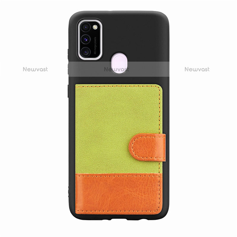 Ultra-thin Silicone Gel Soft Case Cover with Magnetic S09D for Samsung Galaxy M30s