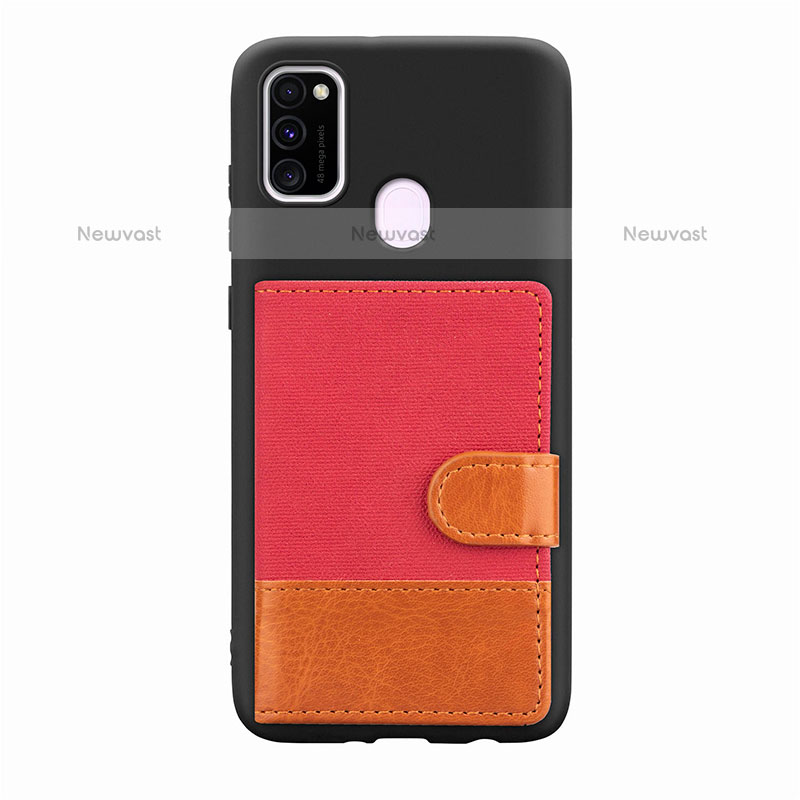 Ultra-thin Silicone Gel Soft Case Cover with Magnetic S09D for Samsung Galaxy M30s